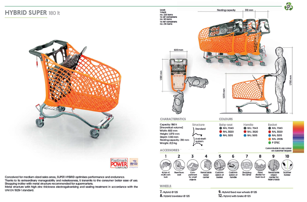 Hybrid Super 180 Litre Specification