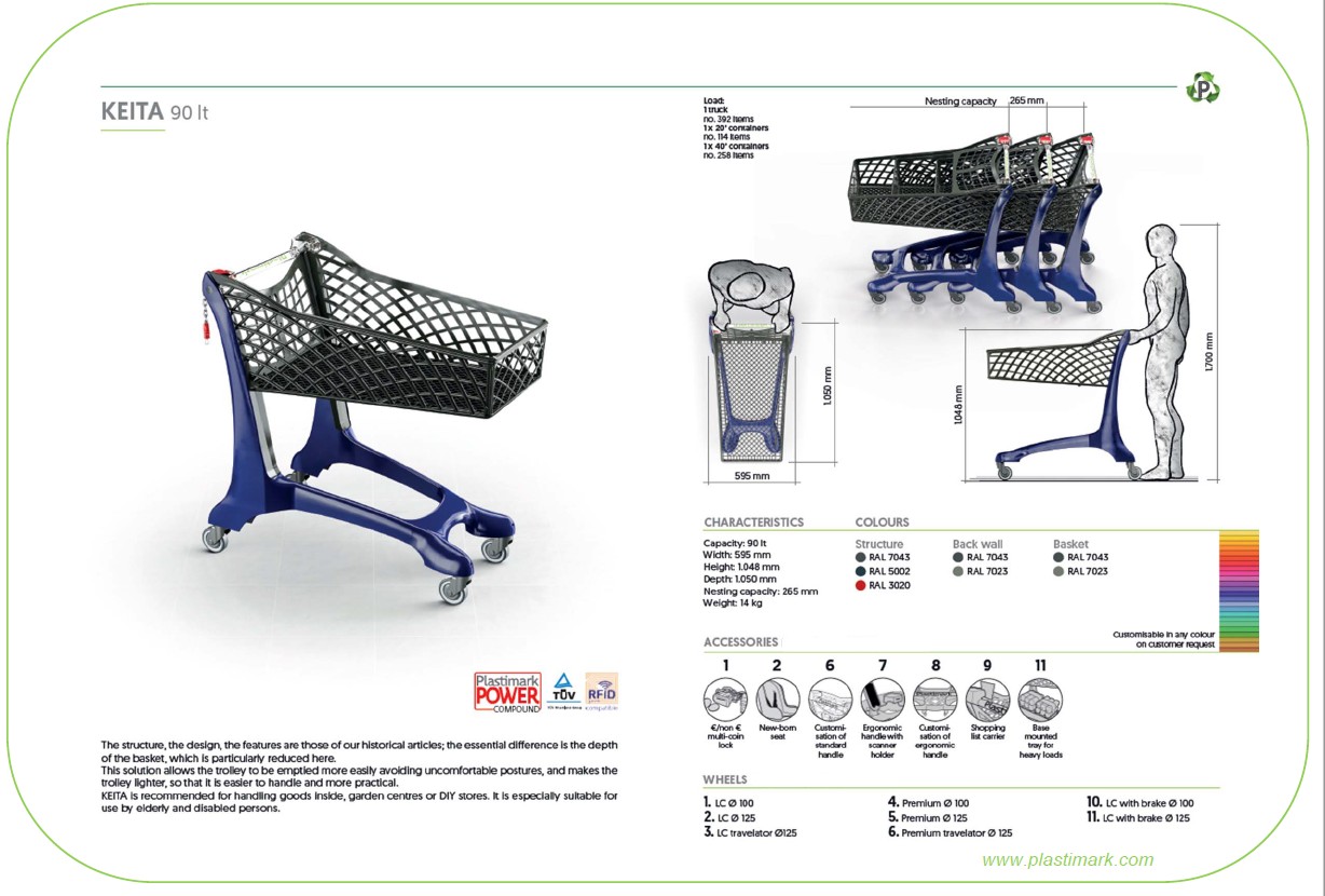 Keita 90L Specification