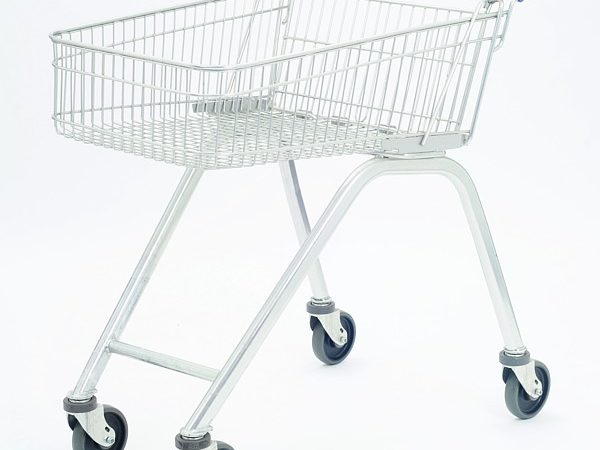 70 Litre Zinc Shopping Trolley